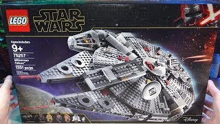 Pure build: LEGO Star Wars Millennium Falcon 75257 in real time