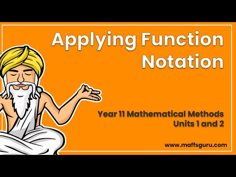 Applying function notation | Methods 1 and 2 | MaffsGuru | Preview Video