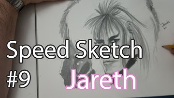 Speed Sketch #9 Jareth (David Bowie) LABYRINTH