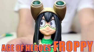 Tsuyu Asui Figure Age Of Heroes Froppy Bandai Banpresto Unboxing