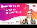 How to open kotak 811 account  new proses