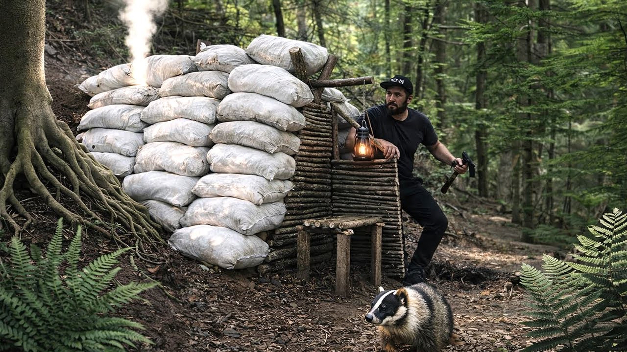 Underground Shelter Made from Bags: Building from Scratch