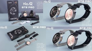 Hie-Q JAPAN GT2 PRO SMART WATCH Two2 PAIRS STRAP IP68 WATERPROOF 