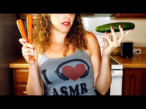 Vegan Hungry Lips! ASMR Mouth Sounds & Eating Sounds Parody – Crunchy Food