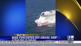 Medical evacuation off cruise ship