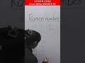 roman number | 1 min shorts 288 | By Shalini Ma'am #zenithguru #maths #viral