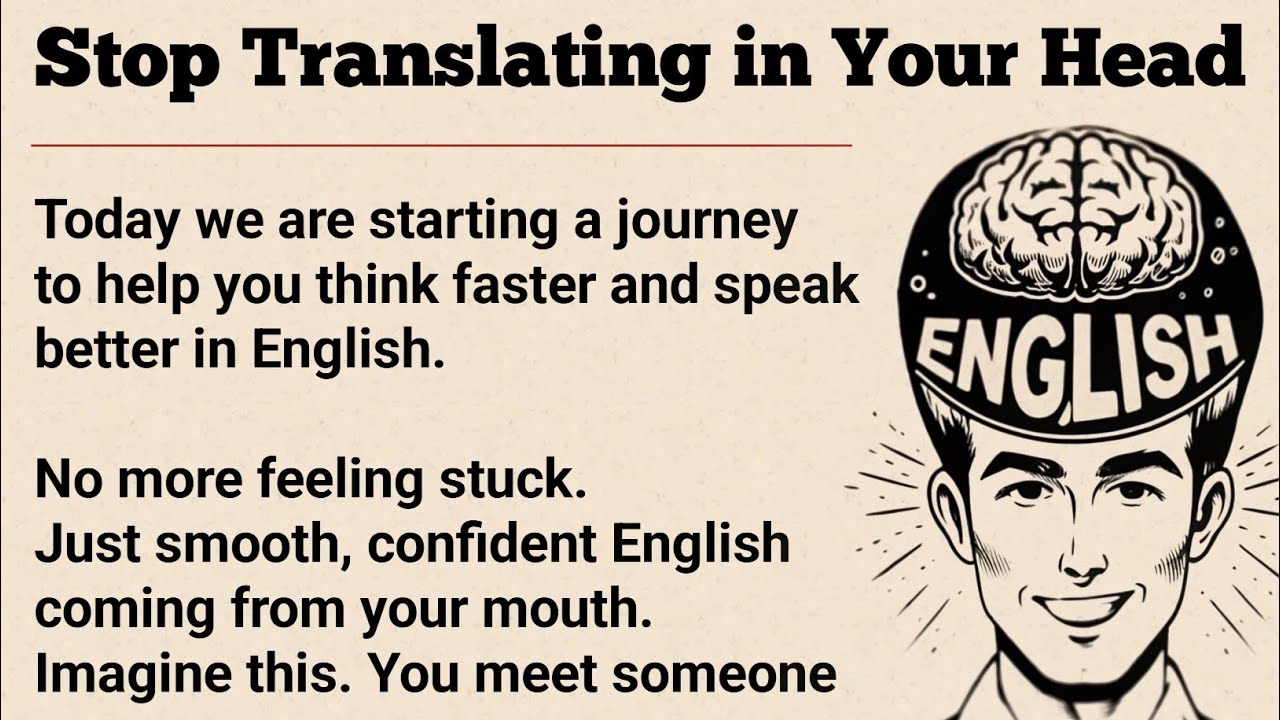 Stop Translating in Your Head | “How I Trained My Brain to Speak English Fast
