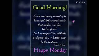 Good Morning Happy Monday gif WhatsApp Status | Monday Quotes | Monday Wishes | #mondaymotivation 👍
