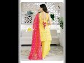 Latest yellow color punjabi suit design2022, party wear trending Punjabi suits design ideas for girl