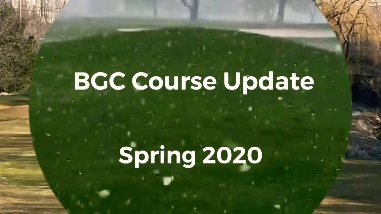 Golf Spring Update Golf Course Update Spring 2020 - YouTube
