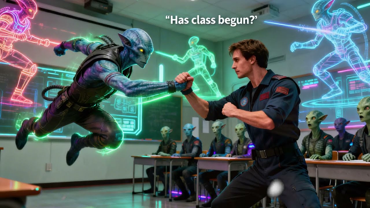 'Alien Instructor Struck First | Human Caught His Wrist, Calmly Asked If Class Had Begun'