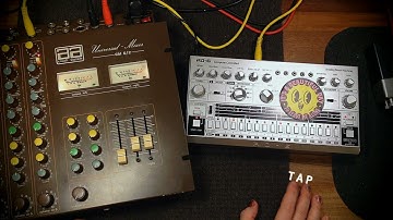 HIDDEN DECAY inside BEHRINGER RD-6 analog drum machine (hidden feature mini tutorial, no talking)