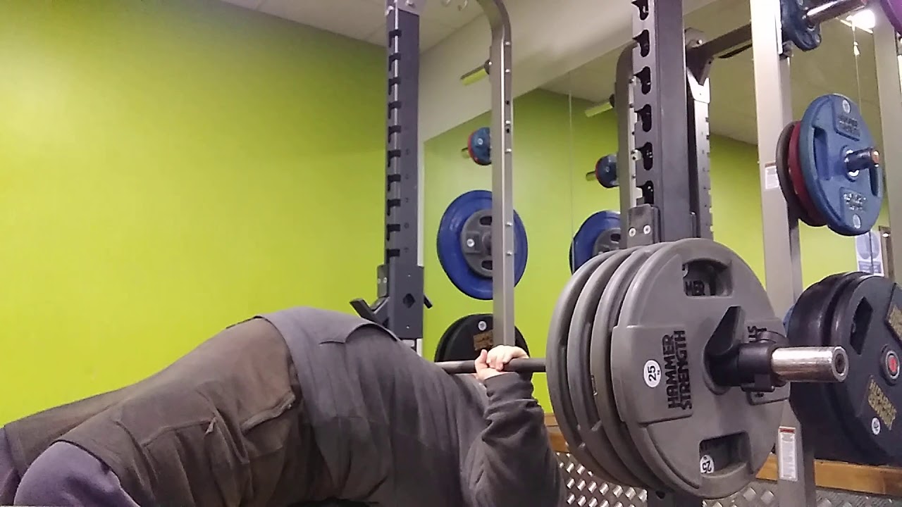Bench press paused 4reps x 220kg set 1 youtube