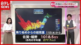 【解説】特別警報…大雨の特徴は？杉江予報士が解説