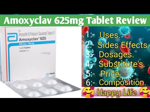 Video Amoxyclav 625 mg Tablet Use in Bengali (Amoxicillin &... - youtube