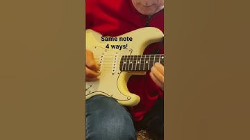 Pick Attacks Make a Note Sound Unique! #shorts