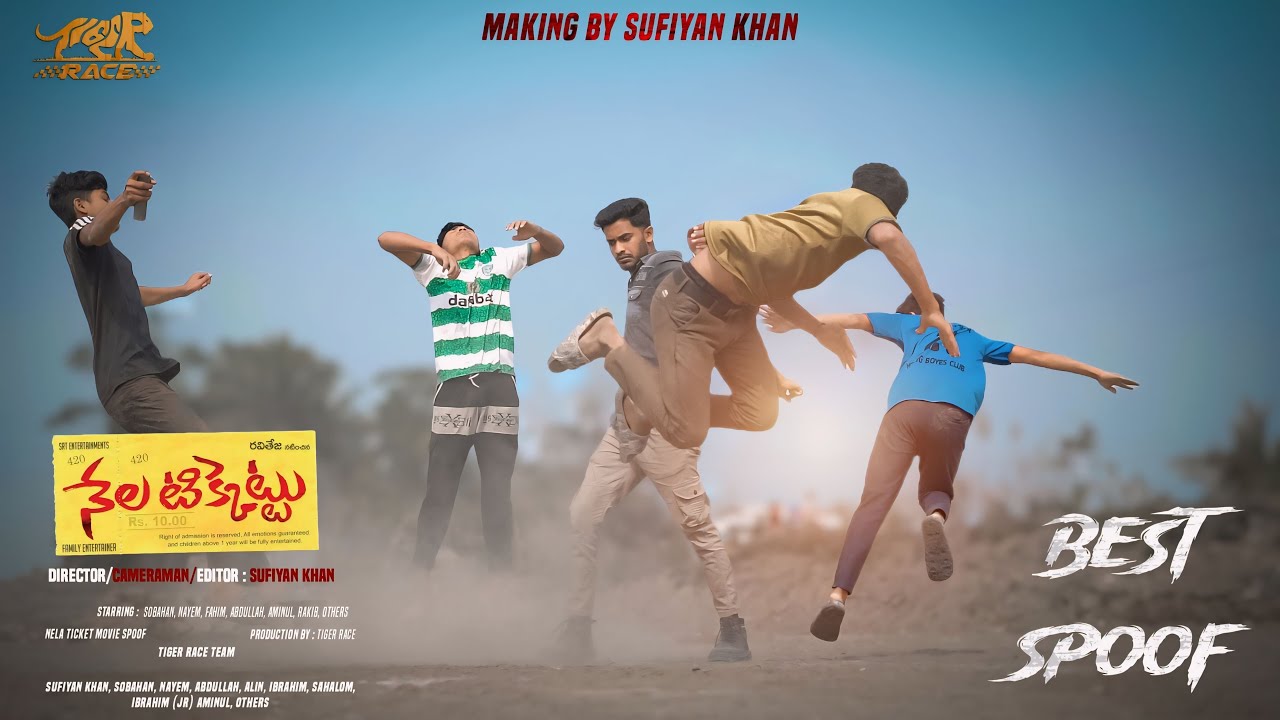 Hindi Best Action Scene | Nela Ticket Movie Scene Spoof | Full HD Movie clips 2024 