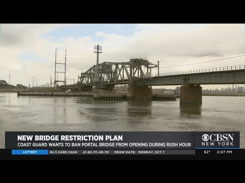 Coast Guard Wants To Ban Portal Bridge From Opening During Rush Hour