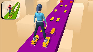 Skater Stacker - All Levels Gameplay Android,ios (Levels 24-29)