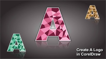 Create diamond cut logo in corel draw with cdtfb