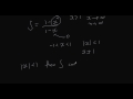 Geometric Series Derivation