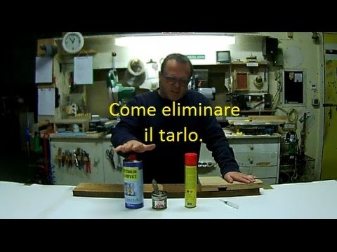 Come eliminare il #tarlo ( guarda lultimo video ) più semplice ... Eliminare tarli dai mobili