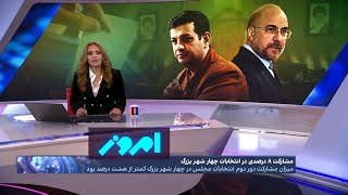 امروز: مشارکت ۸ درصدی در انتخابات در چهار شهر بزرگ