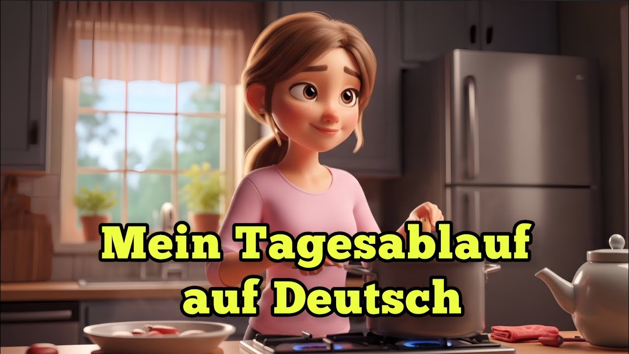 Learn Daily Routine in German 🇩🇪 | Easy German Listening & Speaking Practice 