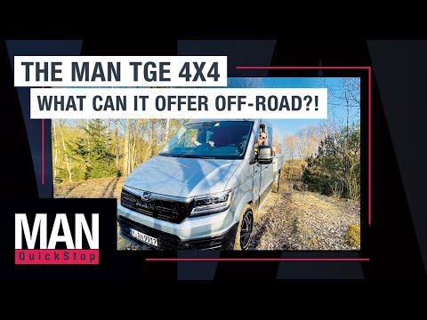 How can an all-wheel drive be smart? | The MAN TGE 4x4 | MAN QuickStop Episode #2