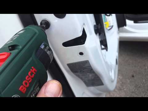 Démontage Garniture De Porte Serrure Et Barillet Porte Avant Gauche AUDI A4 B8
