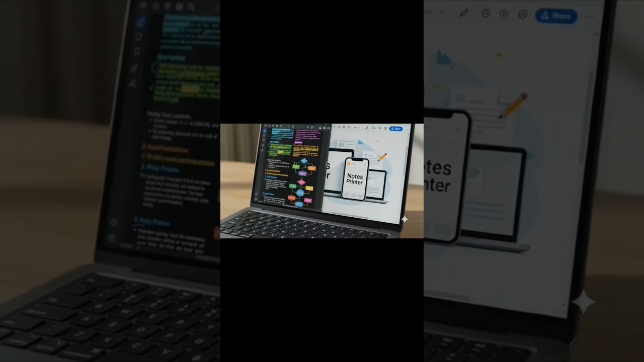 Turn Your Notes Into a Printable PDF in Seconds 🖨️📚 by Notes Printer