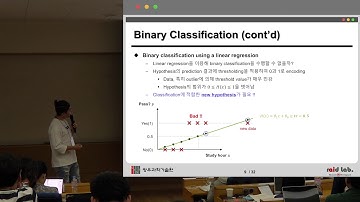 [딥러닝 강의] Lec 2-1. Classification (Logistic Regression)