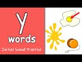 Letter y phonics  phonics letter sounds for kids  learning to read