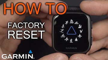 How to Factory Reset Garmin Venu Watch
