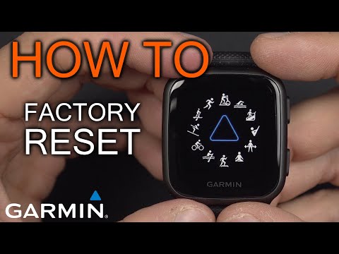 How to Factory Reset Garmin Venu Watch