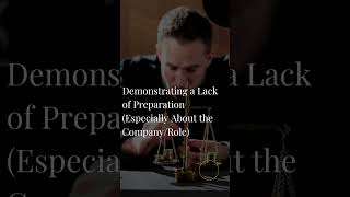 Job Interview Deal Breakers To Avoid