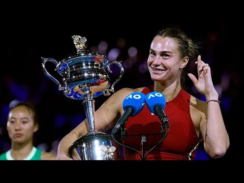 Belarus tennis star Aryna Sabalenka wins Australian Open