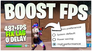 How To BOOST FPS & 0 DELAY Fortnite Chapter 4 Season 3! (Reduce Input Lag & Fix Lag)