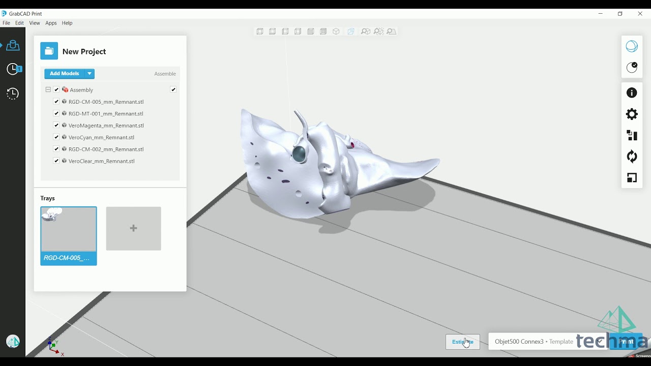 GrabCAD Print e Polyjet - Assemblies, Impressão, VRML, Voxel - PT-BR ...