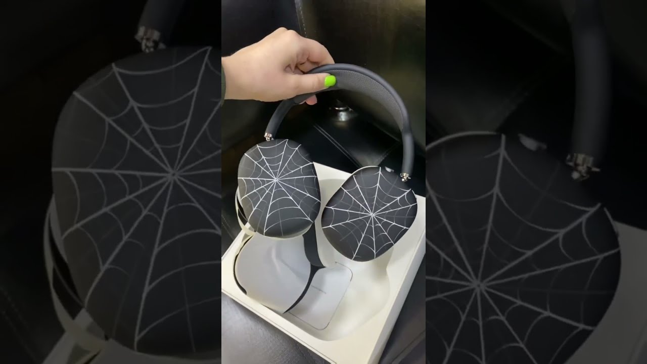 Amazing Black AirPods Max With Custom Design Airpods