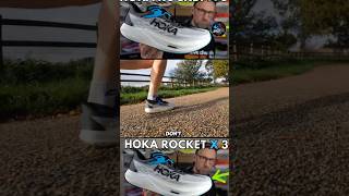 The BEST HOKA race shoe? HOKA ROCKET X 3 REVIEW 😱 #hokashoes #running