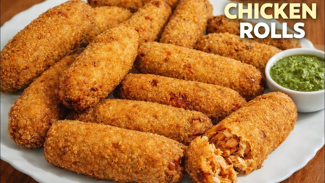 Tandoori Chicken Roll Recipe (Ramzan Special) | Chicken Tikka Roll | Make & Freeze Chicken Roll