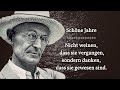 Hermann Hesse - ausgesuchte schöne Zitate, Aphorismen und Sprüche!