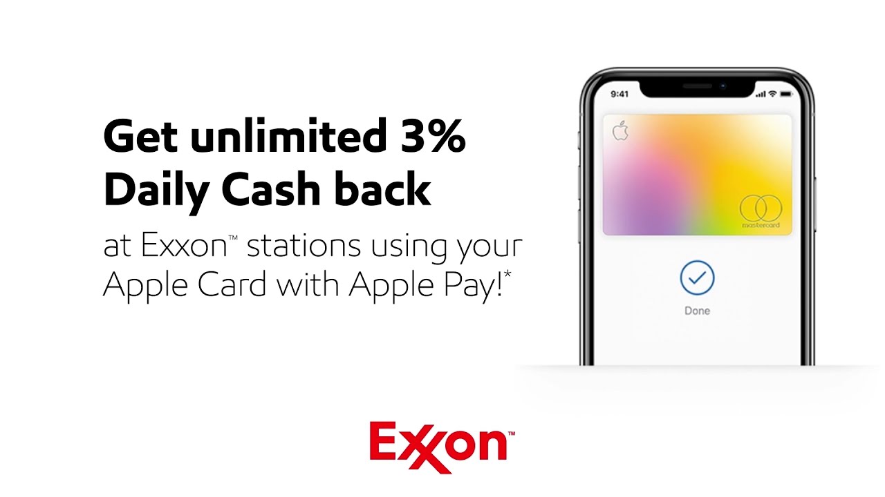 Apple Card | Get 3% Daily Cash at Exxon stations