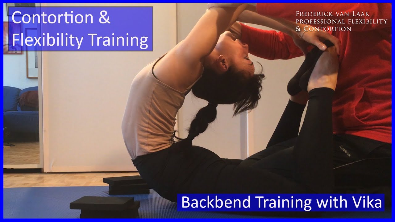 113 Flexyart Contortion Training: Backbend with Vika  - Also for Yoga, Pole, Ballet, Dance People