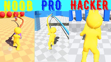 NOOB vs PRO vs HACKER lvl999 in Curvy Punch 3D