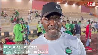 Snippet from practice game vs Coton Sport and Coach Eguavoen’s reaction | SUPER EAGLES
