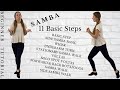 11 Samba Basic Steps every Beginner should Learn || Samba Dance Beginner Steps Tutorial