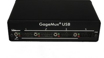 ASDQMS GageMux USB Multiplexer with GagePort Emulation