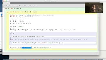 Java Programming: Lesson 10 - if blocks, if/else, if/elseif, if/elseif/else